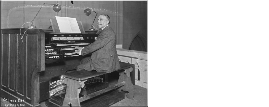 Henri Libert on the Abbey-organ of the chapelle des Orphelins apprentis d'Auteuil