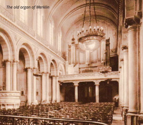 The old organ of Merklin